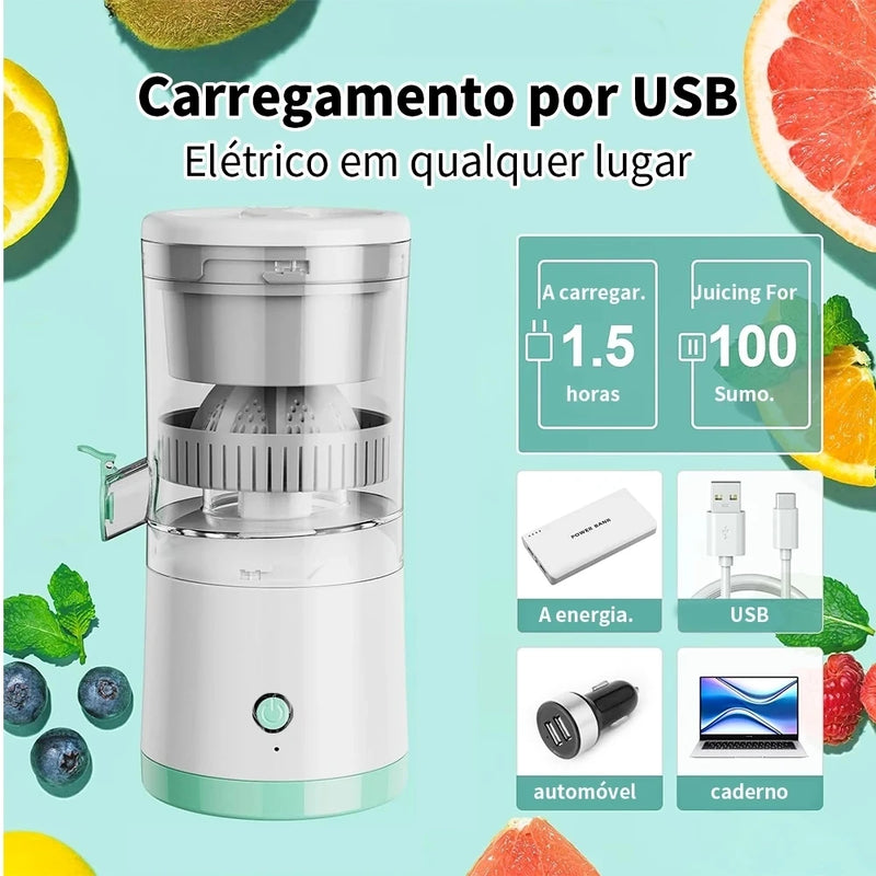 Espremedor de laranja Elétrico com carregamento USB