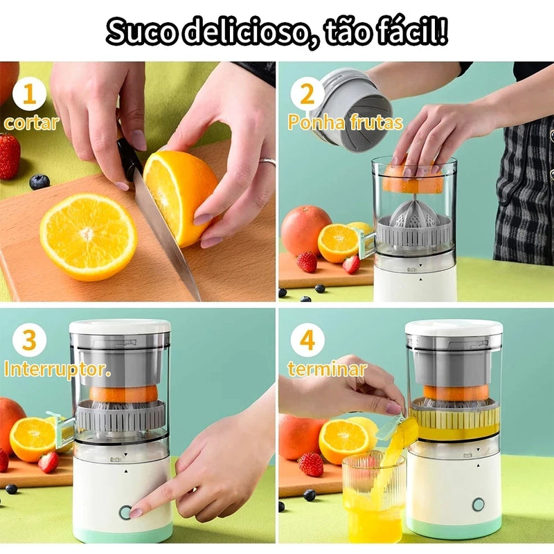 Espremedor de laranja Elétrico com carregamento USB